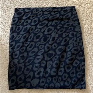 Cheetah Print Pencil Skirt